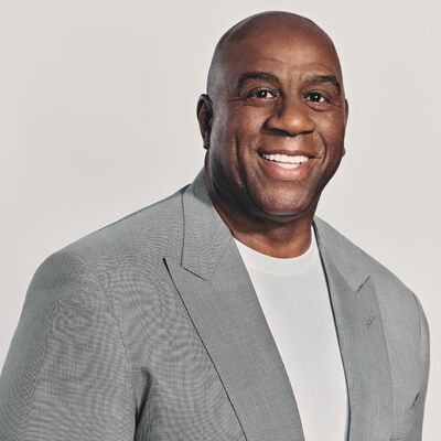 Magic Johnson by Mike Scott