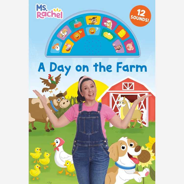 A Day on the Farm: An Interactive Book with 12 Sounds! 