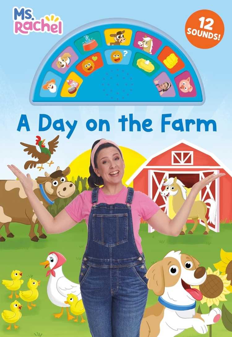 A Day on the Farm: An Interactive Book with 12 Sounds! 
